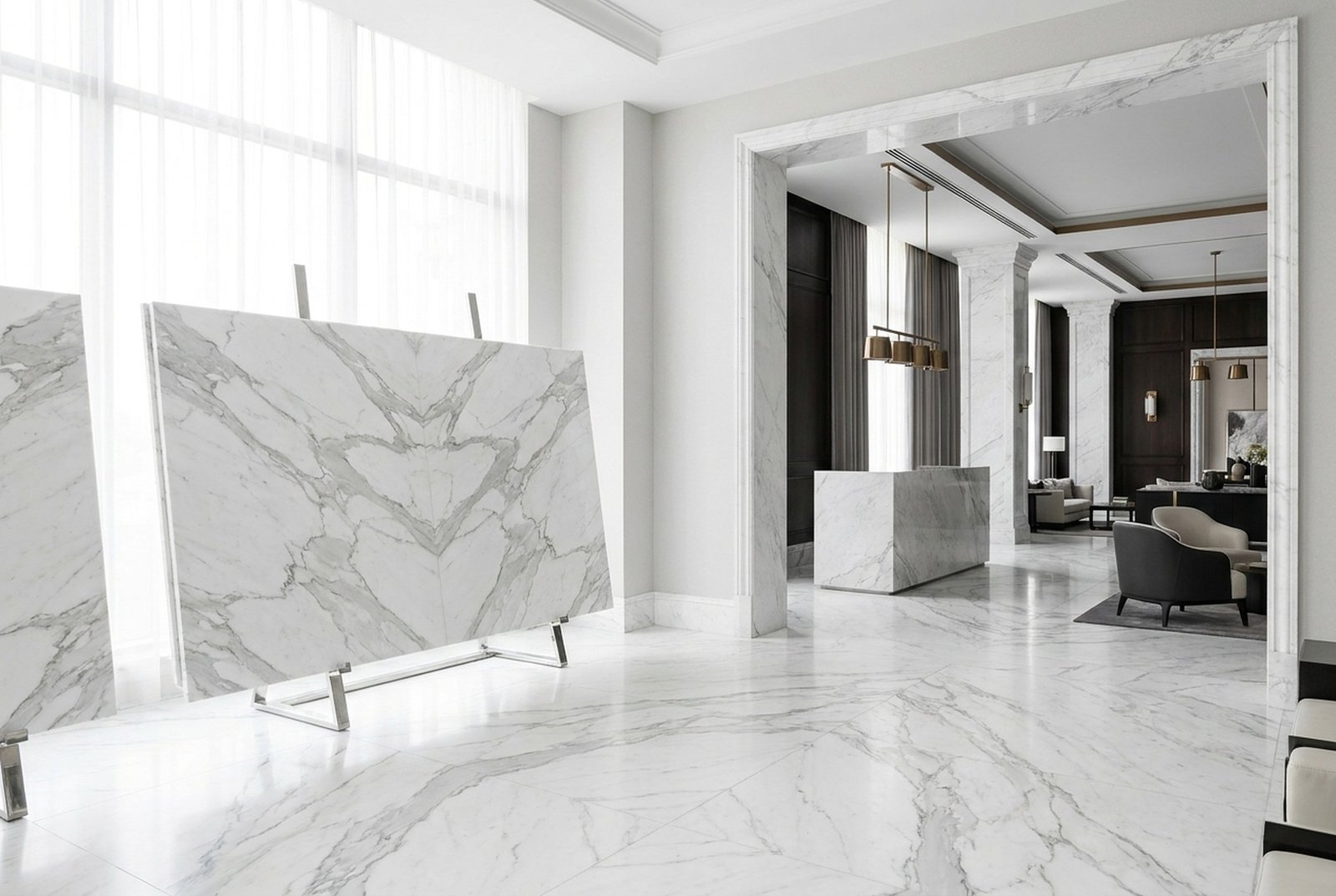 Imported Vietnam White Marble