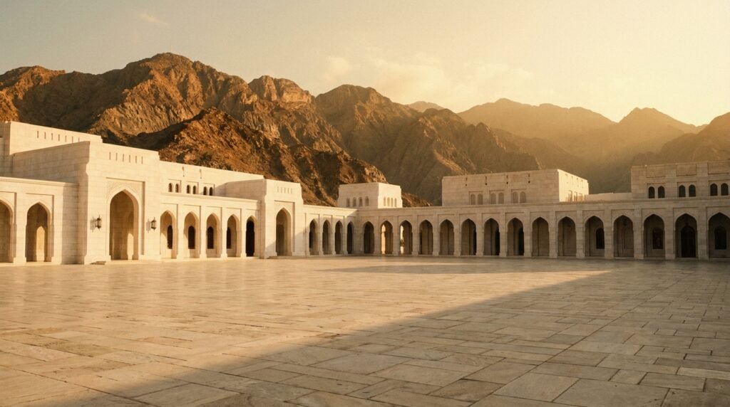 Oman architectural concept visualization
