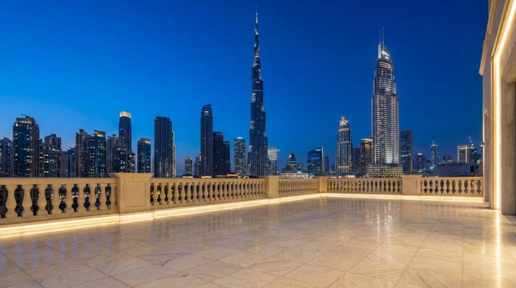United Arab Emirates architectural concept visualization