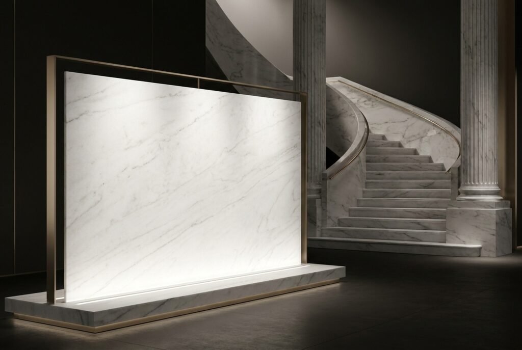 Original Makrana White Marble illustrative product visualization